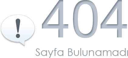 404 Sayfa Bulunamadı !